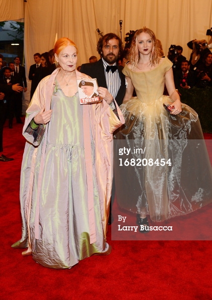 Vivian Westwood and Lily Cole