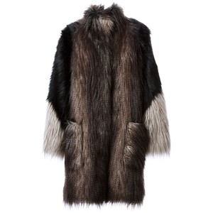 faux fur lanvin coat